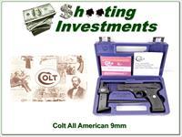 Colt All American 9mm semi-auto NIC Img-1