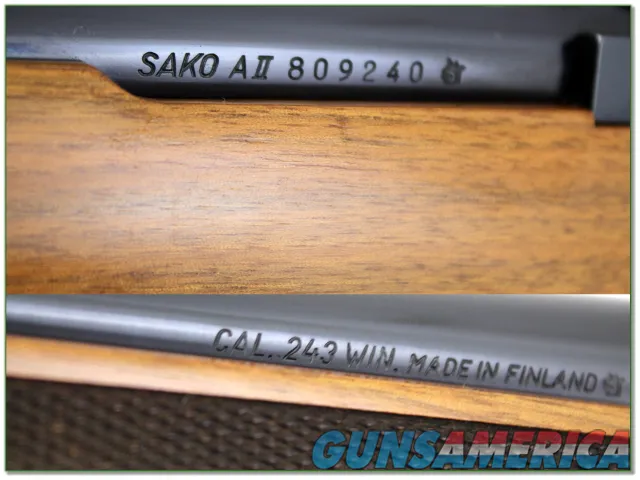 Sako AII Classic 243 Win Exc Cond and hard to find!