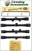 Weatherby XXII 4X 22 Rimfire rifle scope in box