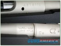 CZ 452 Stainless 22LR with scope and 2 mags