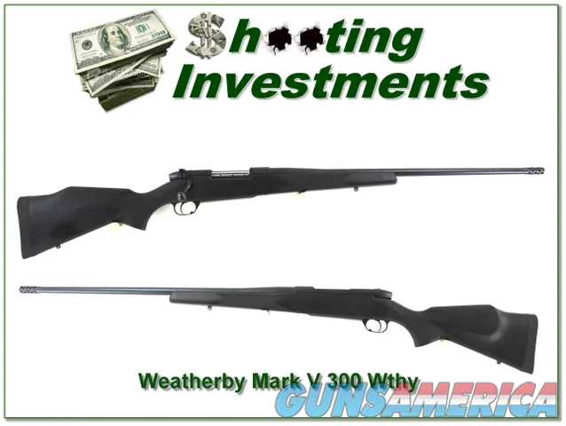 Weatherby Mark V in 300 Wthy Mag like new 26in with factory break!