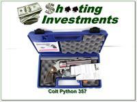 Colt Python 357 Mag 6in polished stainless like new in box