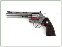 Colt Python 357 Mag 6in polished stainless like new in box