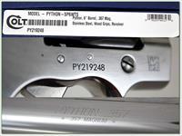 Colt Python 357 Mag 6in polished stainless like new in box