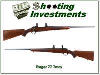 Ruger 77 7mm early Red Pad pre-warning 1975 made in collector condition Img-1