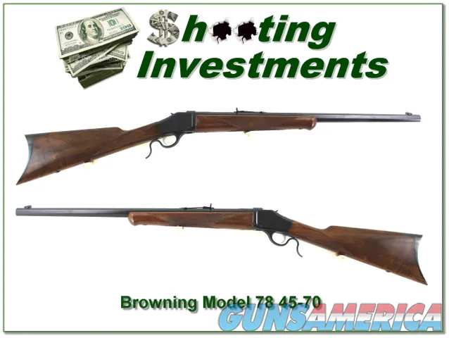 Browning Model 78 45-70 24in heavy octagonal barrel