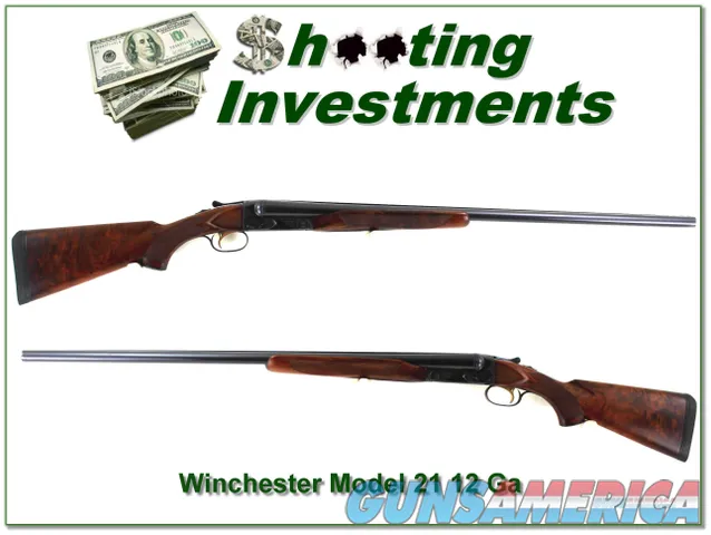 Winchester 21 custom engraved 30in 12 Gauge Img-1