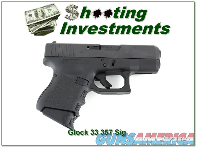 Glock 33 Sub-compact 357 Sig Exc Cond