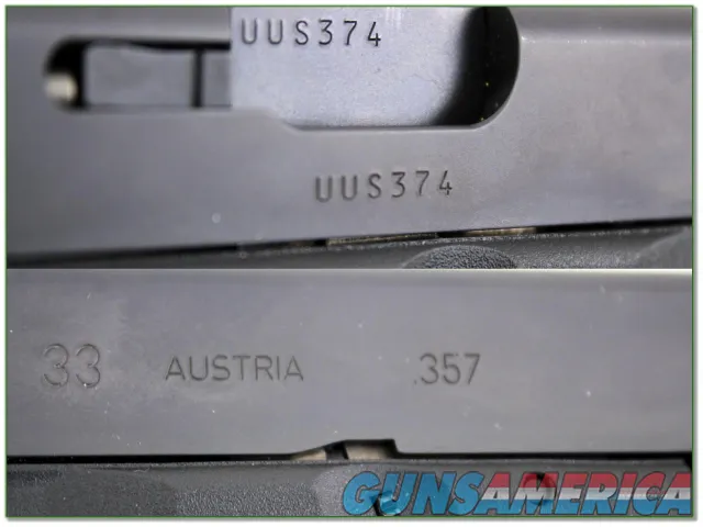 Glock 33 Sub-compact 357 Sig Exc Cond