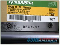 Remington 11-87 Premier Dale Earnhardt Limited Ed 20 Ga NIB