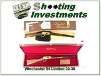 Winchester 94 Limited Edition 1 30-30 1977 NIB with walnut case Img-1