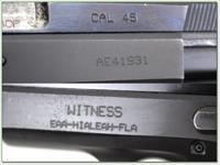 EAA Witness Tangfolio .45 ACP Steel Framed made in Italy Img-4