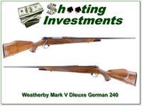 Weatherby Mark V Deluxe 240 Wthy Mag German Img-1