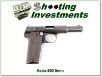 Astra 600 9mm pistol Exc All original Img-1
