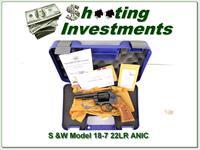 Smith & Wesson Model 18-7 22LR ANIC
