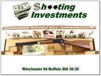 Winchester 94 Buffalo Bill 30-30 20in Carbine NIB Img-1