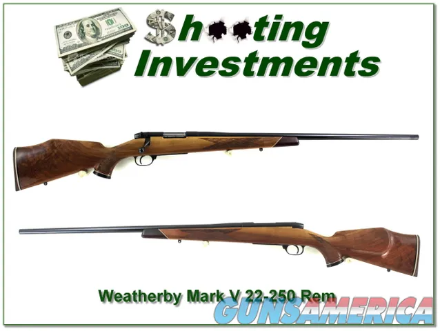 Weatherby Mark V Varmintmaster RARE 26in German 22-250 looks new!