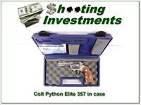 RARE Colt Python Elite 4in Stainless ANIC Img-1