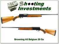 Browning A5 20 Gauge 66 Belgium 26in IC Blond Img-1