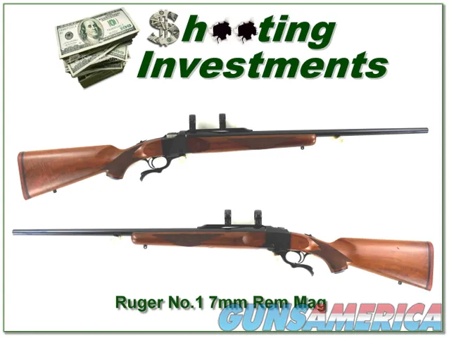 Ruger No.1 B 7mm Rem Red Pad Pre-Warning!