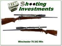 Winchester Model 70 pre-64 243 Win Varmint with Unertl scope Img-1