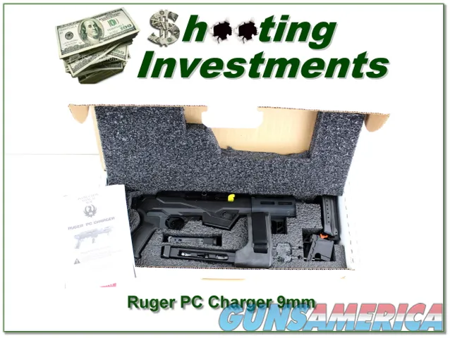 Ruger PC Charger 9mm New 4 magazines and shoulder attachment!