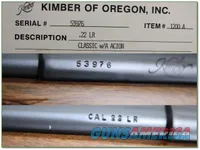 Kimber 82 Classic Kimber of Oregon 22LR NIB! 2 consecutive serial numbers!