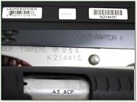 Kimber Grand Raptor II .45 LNIB Kimber Custom Shop