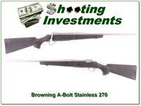 Browning A-Bolt Stainless Stlaker 270 Win as new Img-1