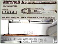 Mitchell Arms P-08 Luger 9mm Stainless ANIB 4 Magazines Img-4