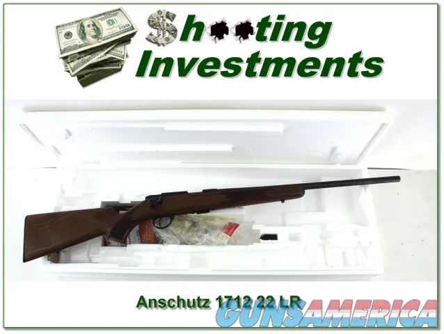 Anschutz 1712 22LR harder to find Classic Superlight stock unfired!