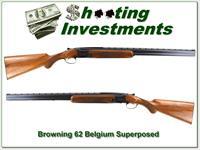 Browning Superposed 62 Belgium 20 Gauge Exc Cond Img-1