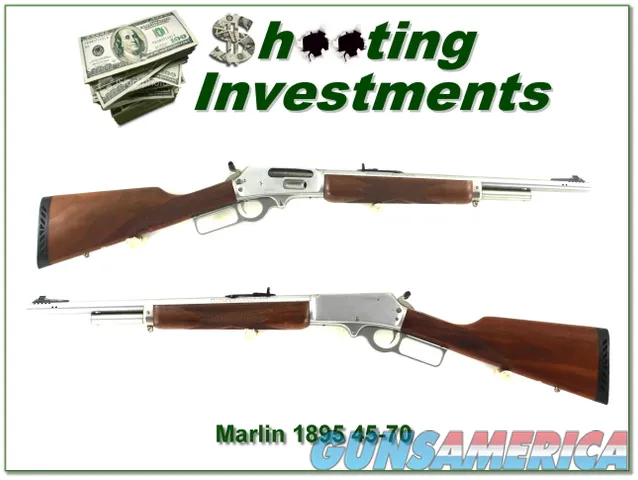 Marlin 1895 GS Stainless Walnut 45-70 JM Marked made in 2001