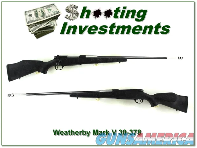 Weatherby Mark V Accumark 30-378 long range big game gun!