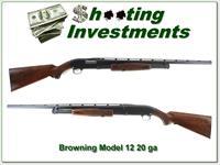 Browning Model 12 20 Ga 1989 serial #10 Exc Cond Img-1