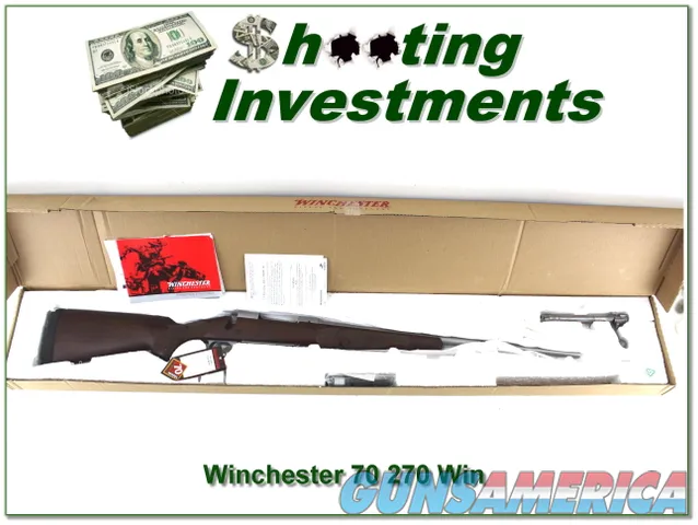 Winchester 70 Classic Stainless Walnut 270 Win new in box!