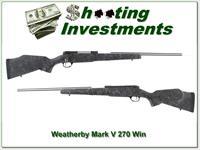 Weatherby Mark V Accumark rare 270 Winchester like new Img-1
