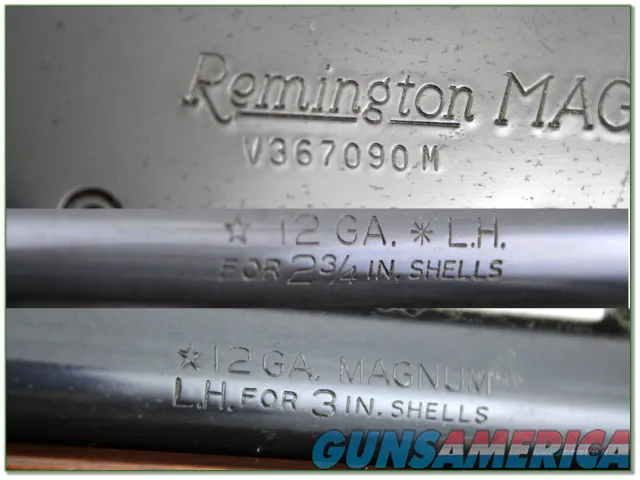 Remington 870 Magnum Left Handed 2 barrels Exc Cond Img-4