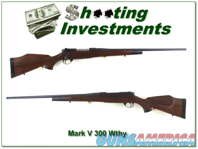 Weatherby Mark V Euromark in 300 Wthy Mag collector cond!