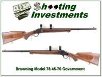 Browning Model 78 in 45-70 Government Img-1