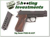 Sig Sauer P220 West German 45 ACP 2 Magazines Exc Cond Img-1