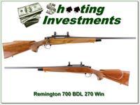 Remington 700 BDL 270 Exc Cond