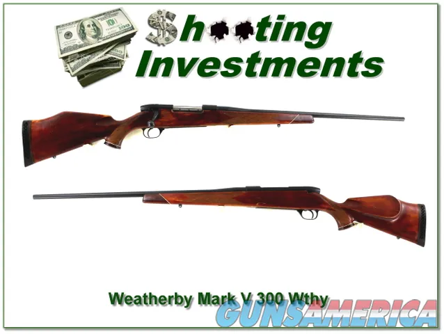 Weatherby Mark V Deluxe early German 300 Wthy Mag