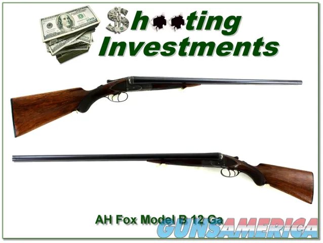AH Fox Model B 12 Gauge
