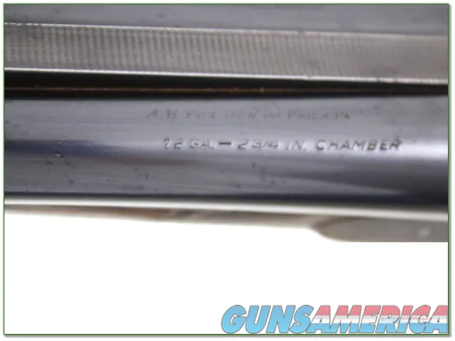 AH Fox Model B 12 Gauge