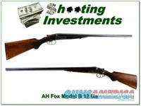AH Fox Model B 12 Gauge