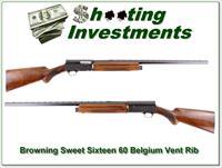 Browning A5 Sweet Sixteen 60 Belgium Vent Rib collector Img-1