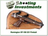 Remington XP-100 target pistol 221 Fireball Unfired in case!