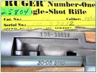 Ruger No.1 B pre-warning 76 Liberty 30-06 unfired in box Img-4