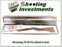 Browning Model 78 45-70 unfired in box perfect Img-1